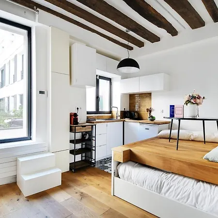 Magnifique Studio2p Maraisbastille Апартаменты Париж