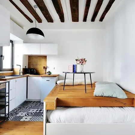 Magnifique Studio2p Maraisbastille * Париж